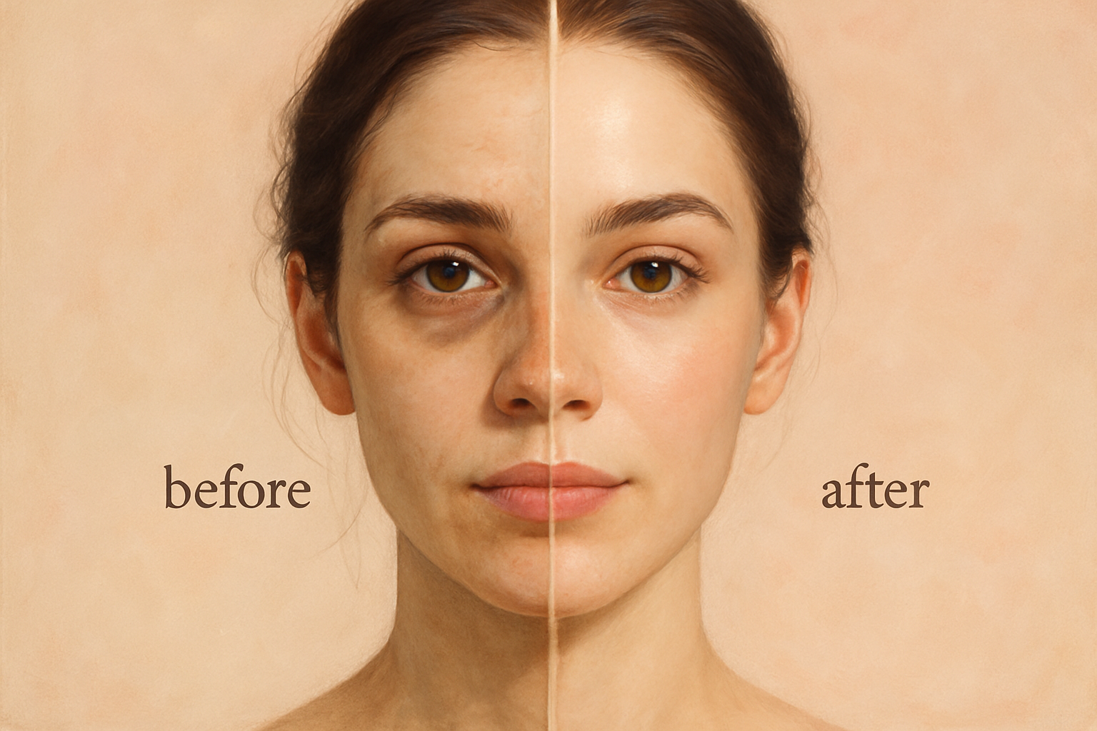 the differnce of before and after should be clearly visible